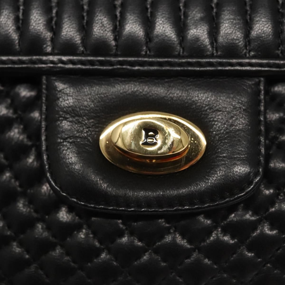 Bally Black Leather Shoulder Bag (Pre-Owned) Size ONE SIZE - 12 Thumbnail