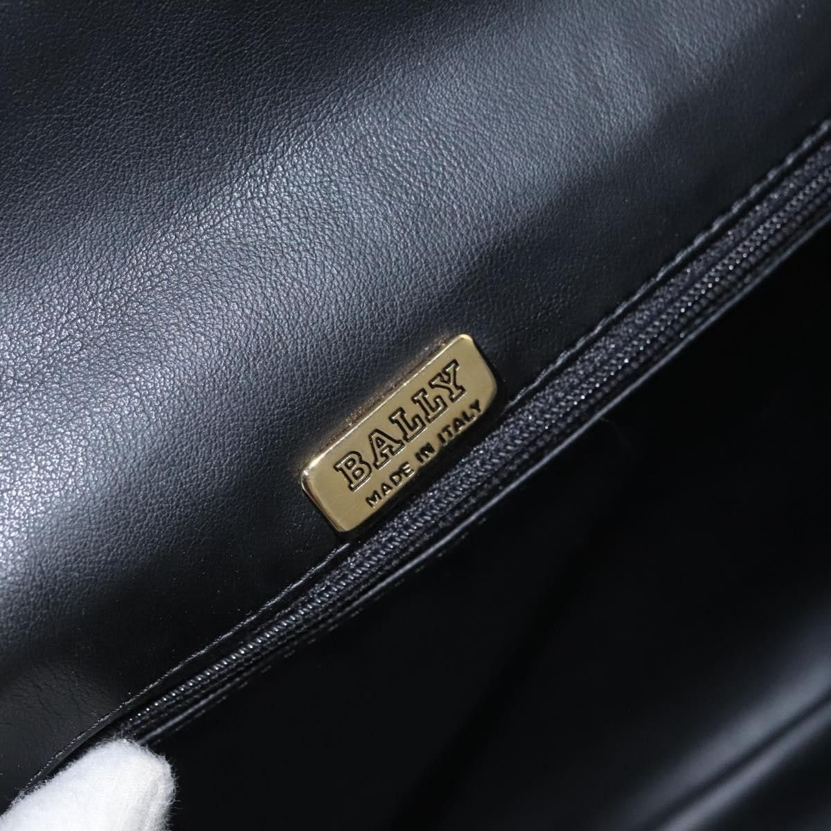 Bally Black Leather Shoulder Bag (Pre-Owned) Size ONE SIZE - 16 Thumbnail