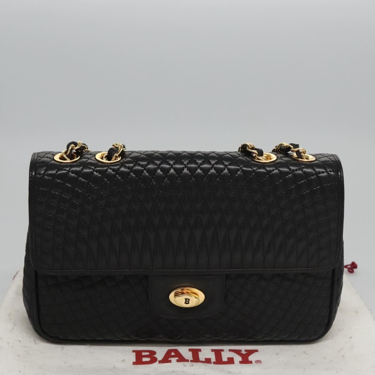 Bally Black Leather Shoulder Bag (Pre-Owned) Size ONE SIZE - 18 Thumbnail