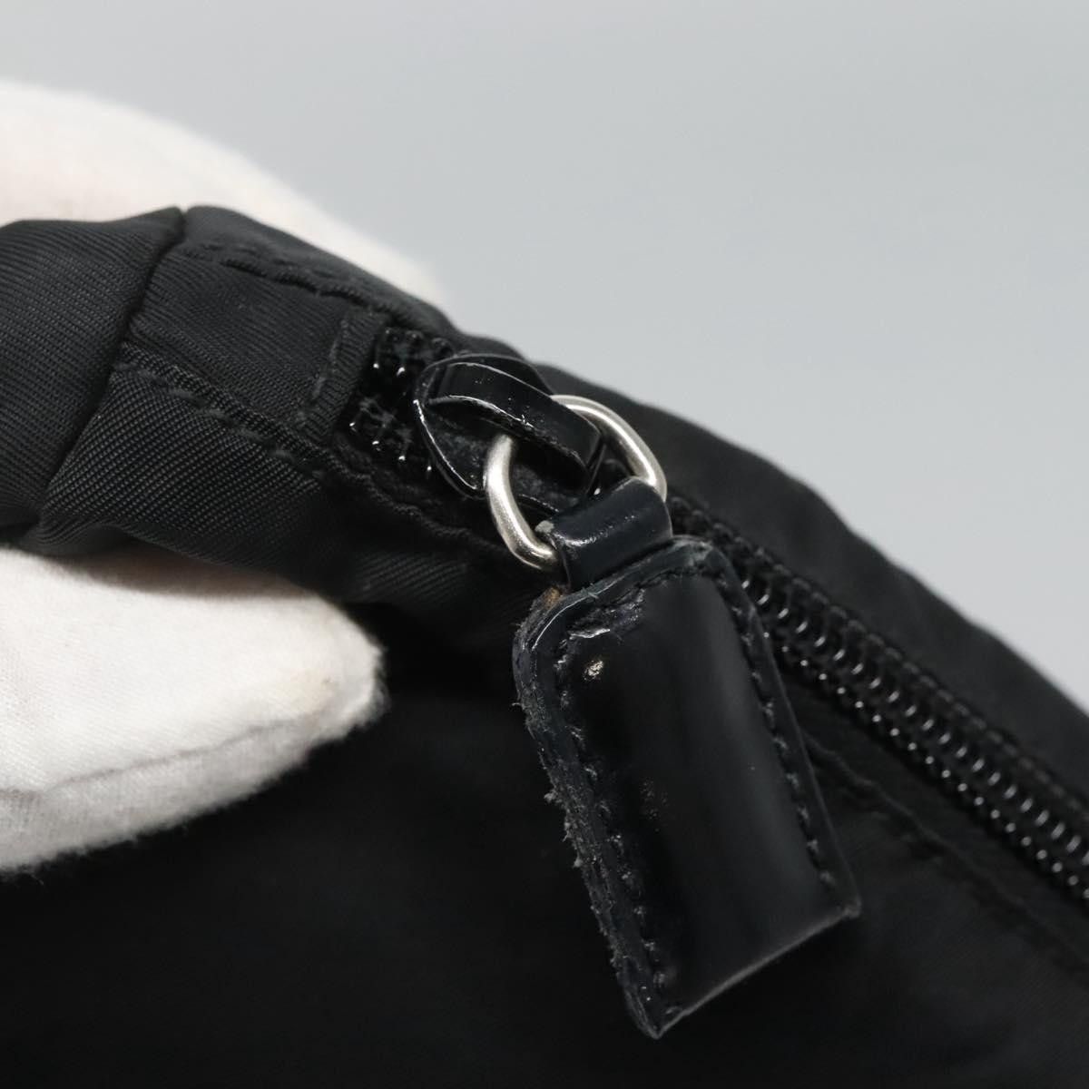 Prada Cosmetic Pouch Black Synthetic Clutch Bag (Pre-Owned) Size ONE SIZE - 11 Thumbnail