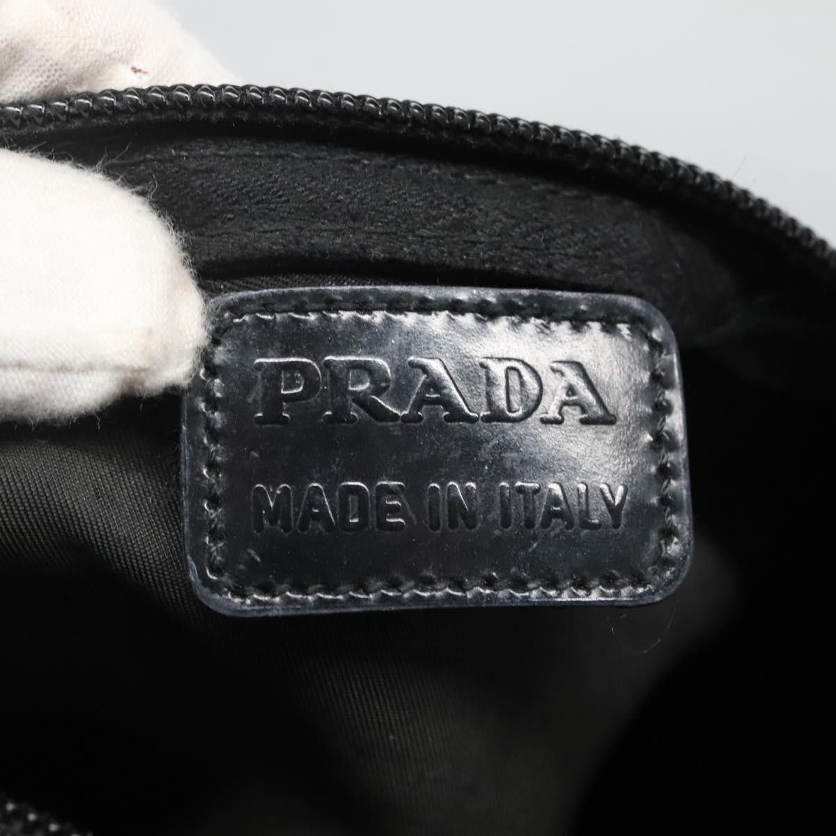 Prada Cosmetic Pouch Black Synthetic Clutch Bag (Pre-Owned) Size ONE SIZE - 13 Thumbnail