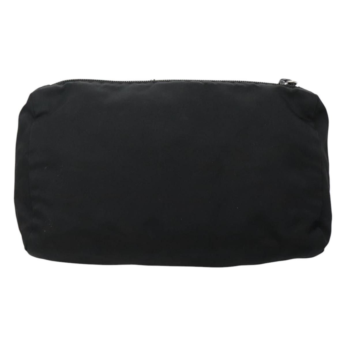 Prada Cosmetic Pouch Black Synthetic Clutch Bag (Pre-Owned) Size ONE SIZE - 2 Thumbnail