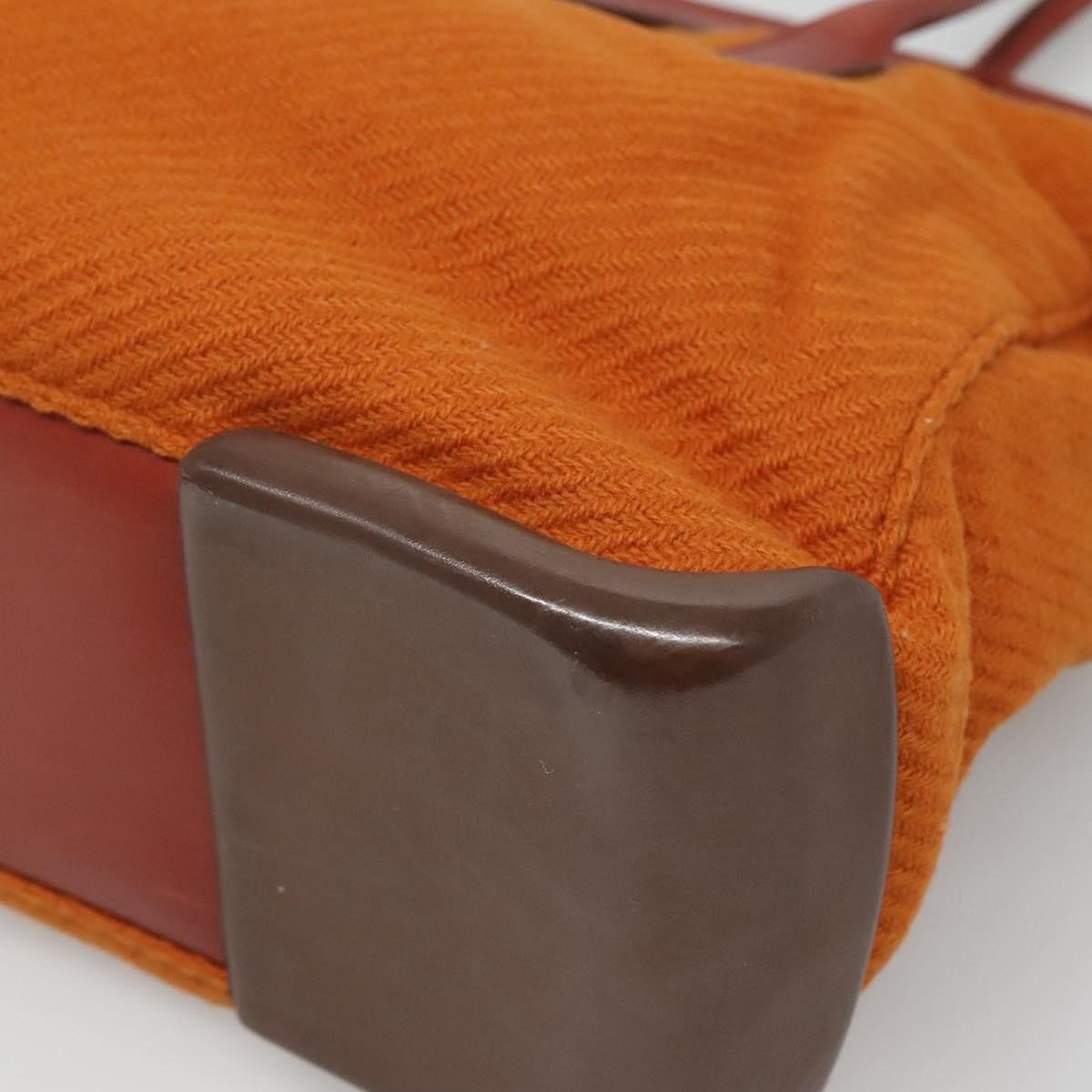 Prada Orange Cotton Tote Bag (Pre-Owned) Size ONE SIZE - 9 Thumbnail
