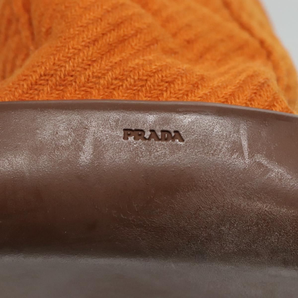 Prada Orange Cotton Tote Bag (Pre-Owned) Size ONE SIZE - 13 Thumbnail