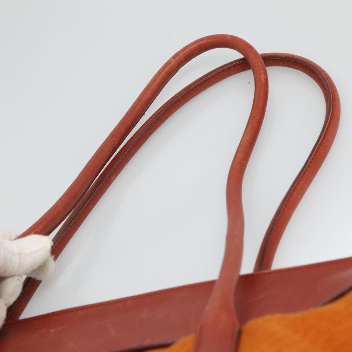 Prada Orange Cotton Tote Bag (Pre-Owned) Size ONE SIZE - 7 Thumbnail