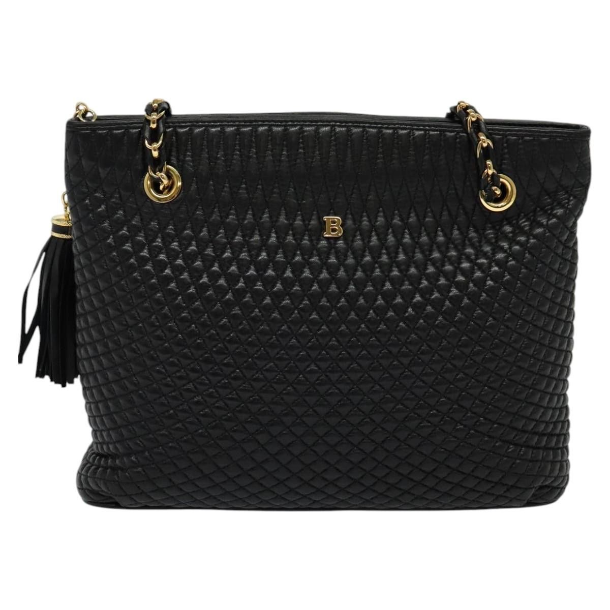 Bally Black Leather Shoulder Bag (Pre-Owned) Size ONE SIZE - 16 Thumbnail