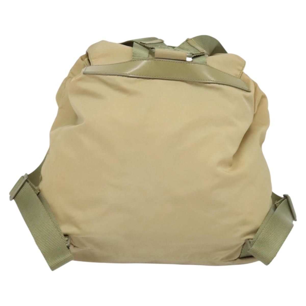 Prada Tessuto Beige Synthetic Backpack Bag (Pre-Owned) Size ONE SIZE - 2 Thumbnail