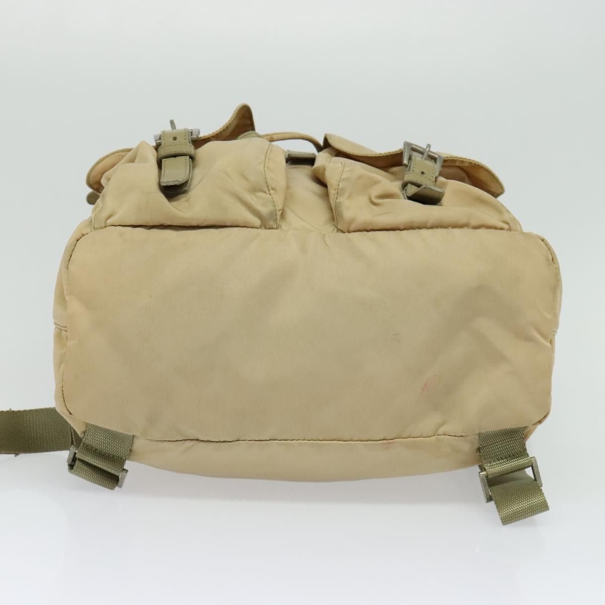 Prada Tessuto Beige Synthetic Backpack Bag (Pre-Owned) Size ONE SIZE - 17 Thumbnail
