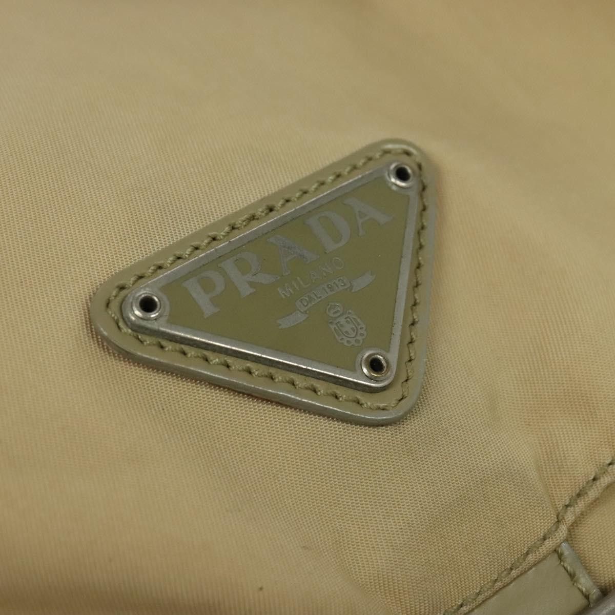 Prada Tessuto Beige Synthetic Backpack Bag (Pre-Owned) Size ONE SIZE - 9 Thumbnail