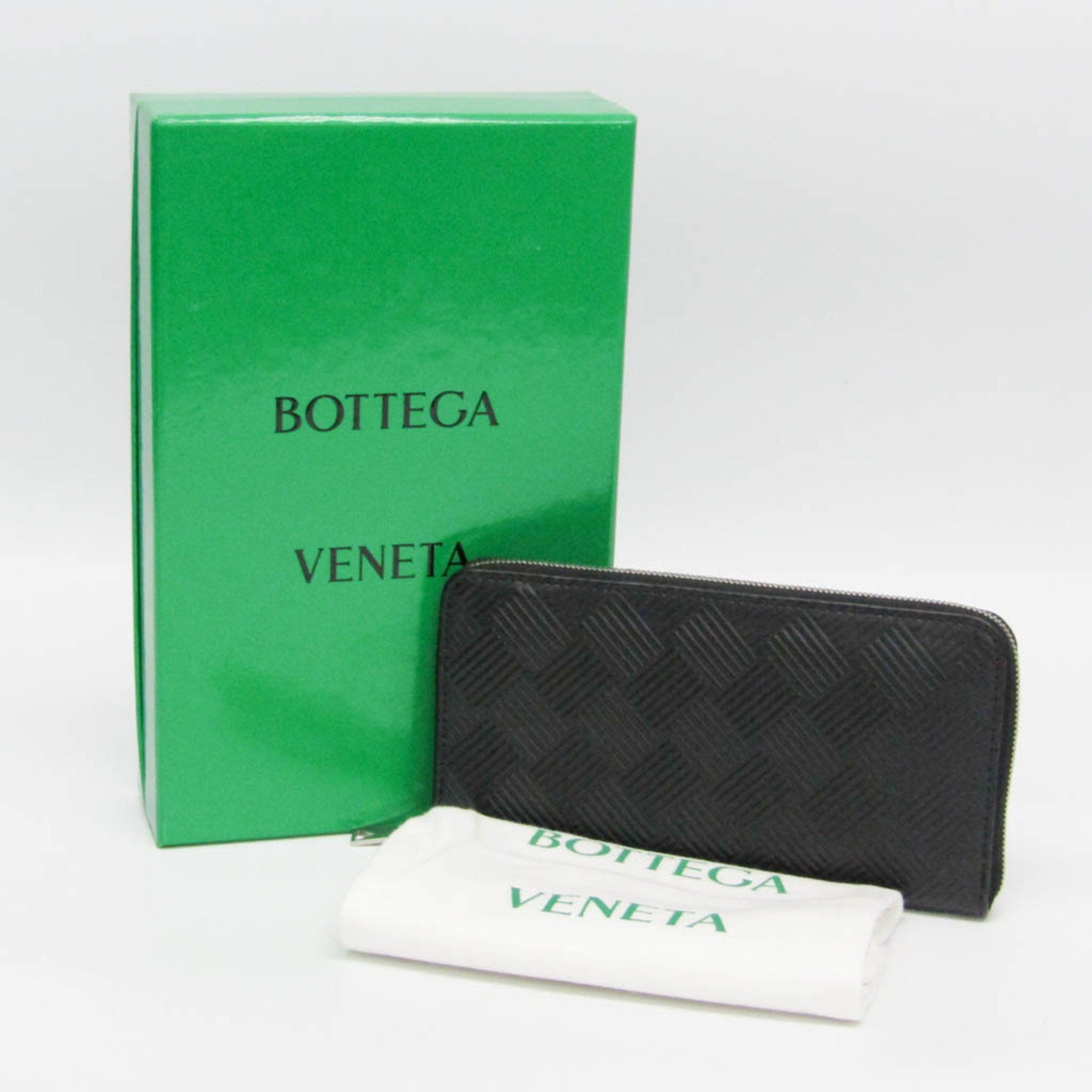 Bottega Veneta Intrecciato Black Leather Wallet (Pre-Owned) Size ONE SIZE - 11 Thumbnail
