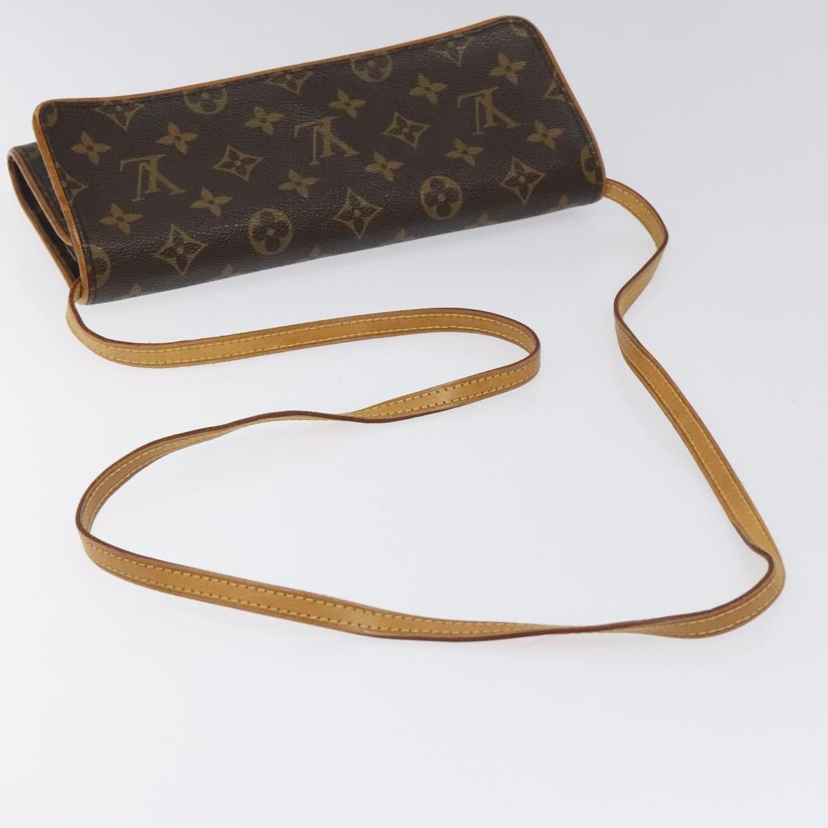 Louis Vuitton Twin Brown Canvas Shoulder Bag (Pre-Owned) Size ONE SIZE - 5 Thumbnail