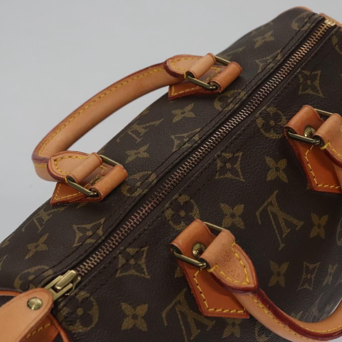 Louis Vuitton Speedy 25 Brown Canvas Handbag (Pre-Owned) Size ONE SIZE - 15 Thumbnail