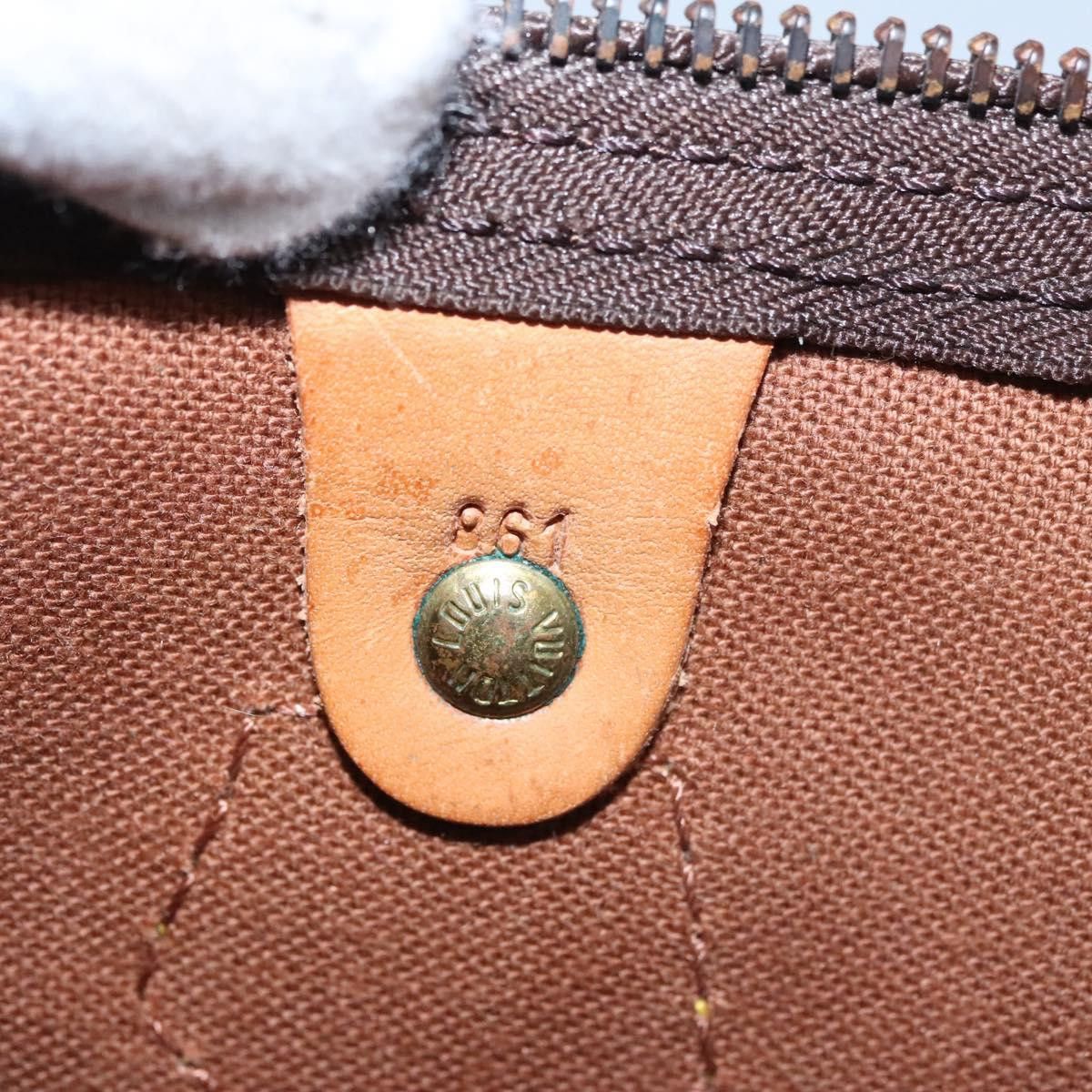 Louis Vuitton Speedy 25 Brown Canvas Handbag (Pre-Owned) Size ONE SIZE - 17 Thumbnail