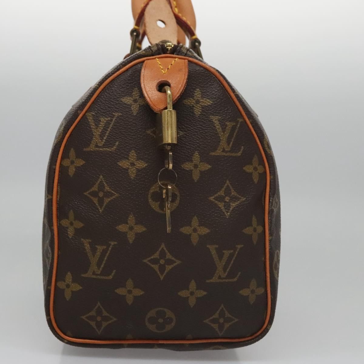 Louis Vuitton Speedy 25 Brown Canvas Handbag (Pre-Owned) Size ONE SIZE - 4 Thumbnail