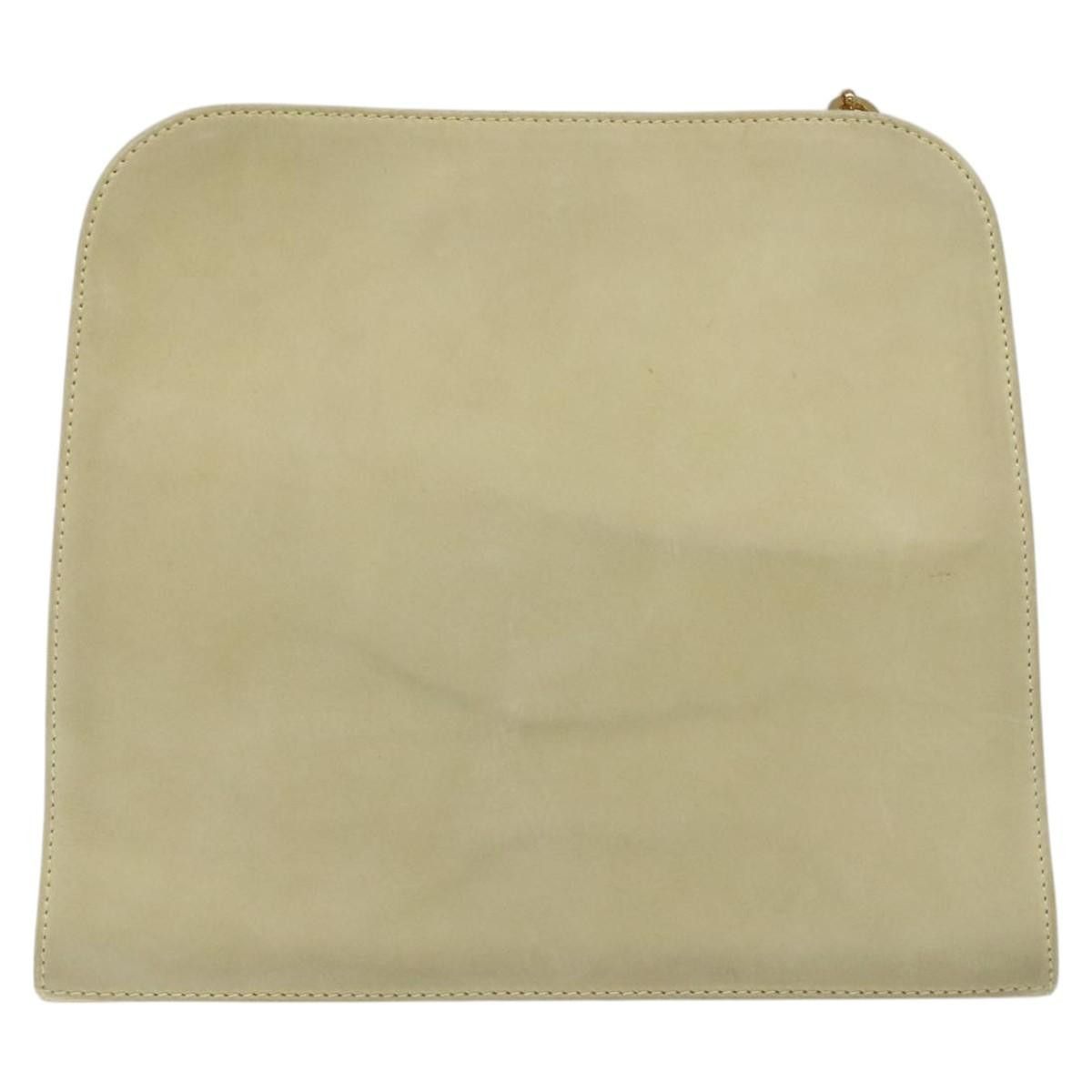 Salvatore Ferragamo Gancini Beige Suede Shoulder Bag (Pre-Owned) Size ONE SIZE - 2 Thumbnail