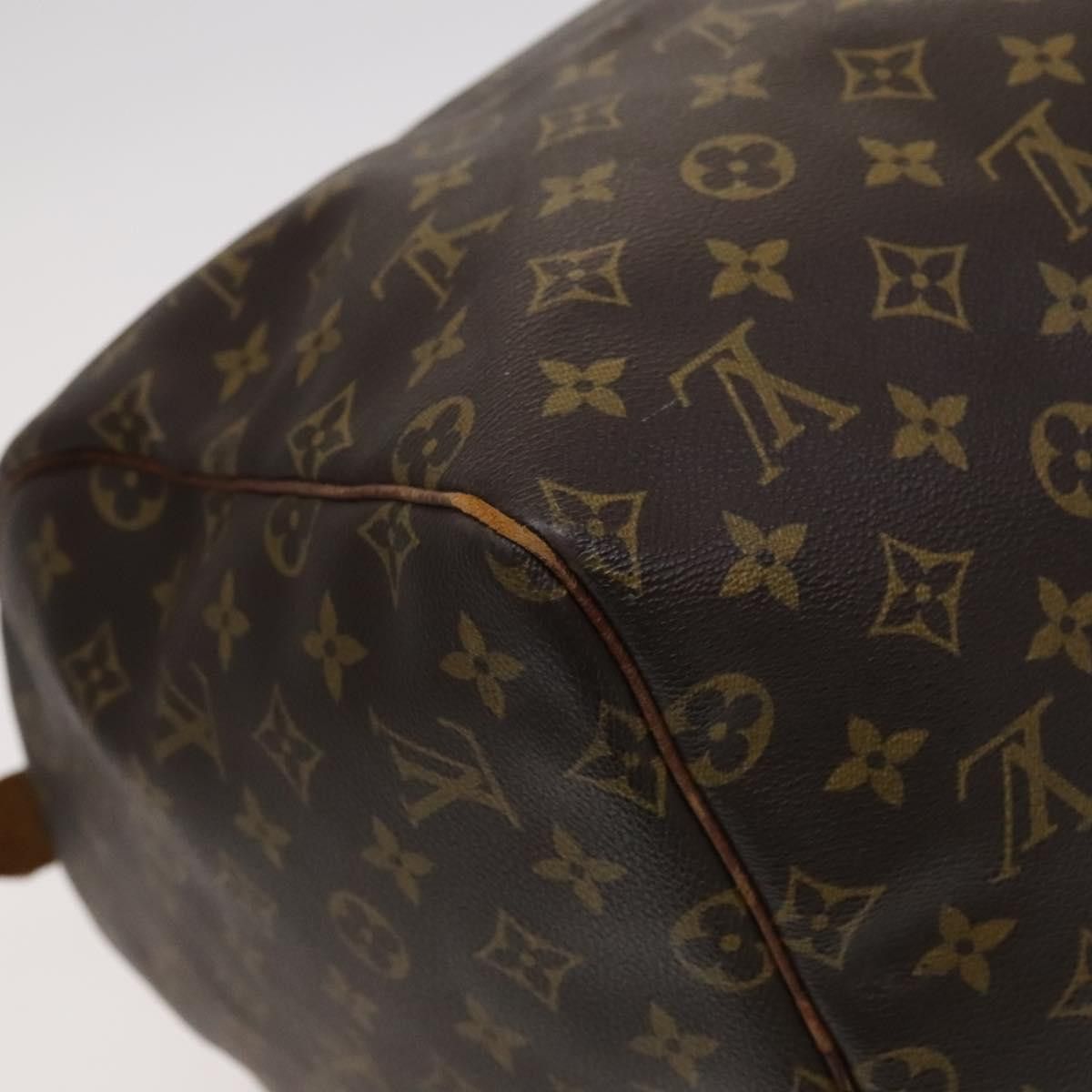 Louis Vuitton Keepall 55 Brown Canvas Travel Bag (Pre-Owned) Size ONE SIZE - 12 Thumbnail