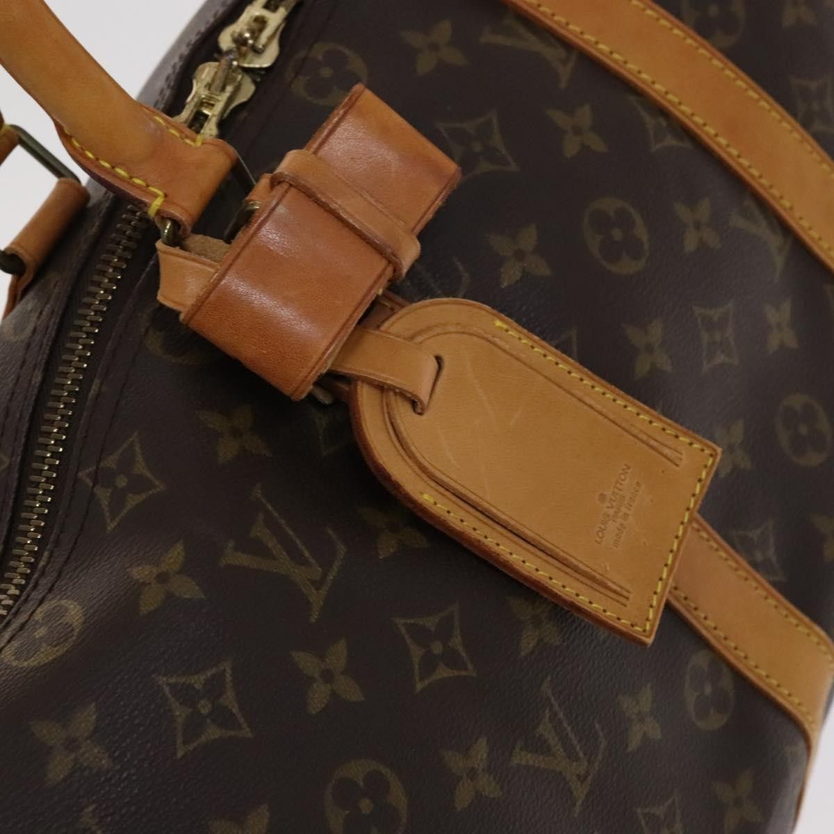 Louis Vuitton Keepall 45 Brown Canvas Travel Bag (Pre-Owned) Size ONE SIZE - 15 Thumbnail