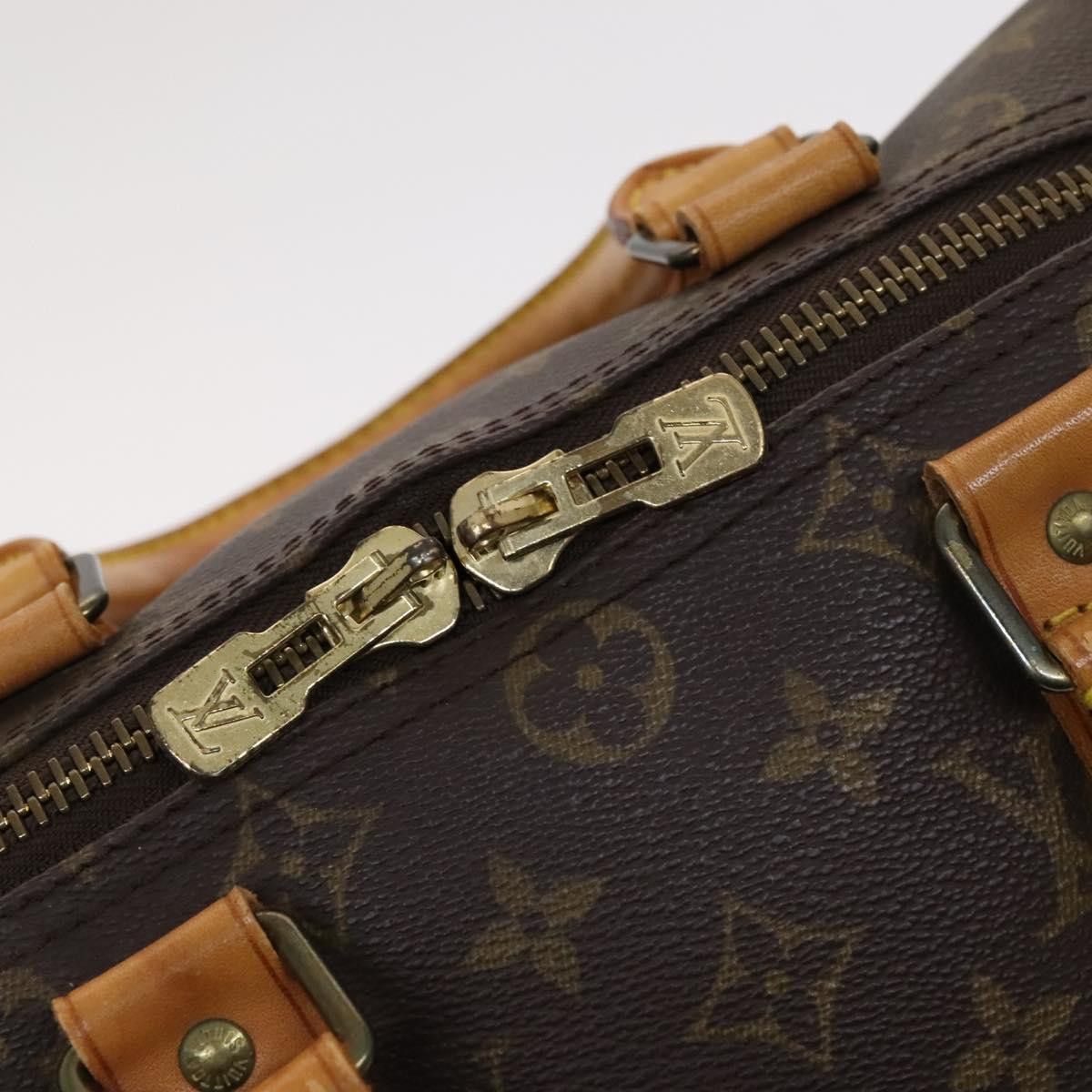 Louis Vuitton Keepall 45 Brown Canvas Travel Bag (Pre-Owned) Size ONE SIZE - 16 Thumbnail