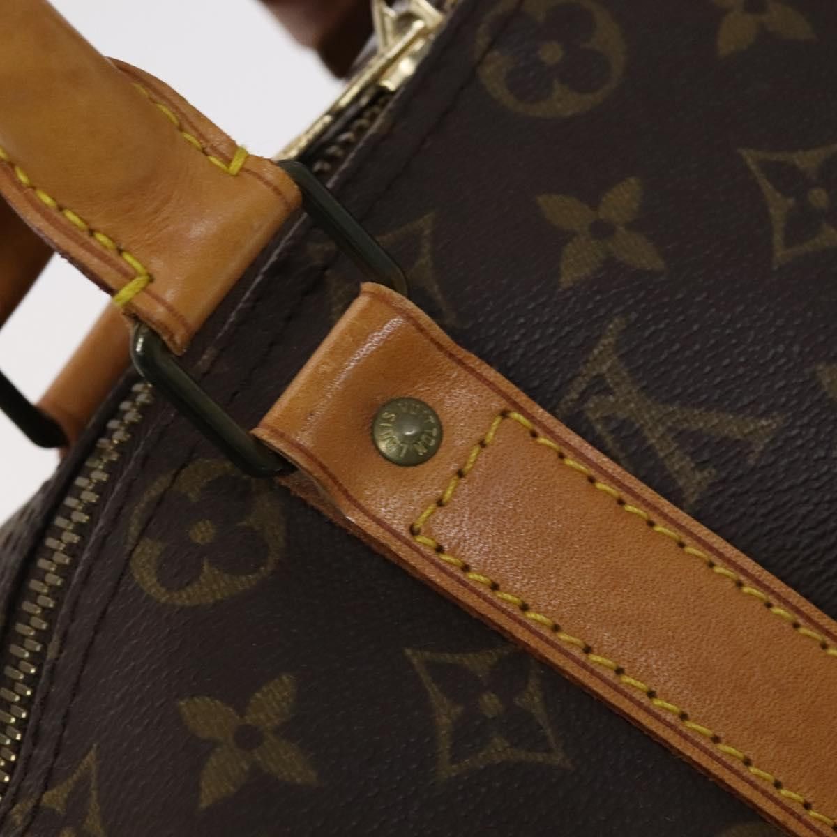 Louis Vuitton Keepall 45 Brown Canvas Travel Bag (Pre-Owned) Size ONE SIZE - 13 Thumbnail