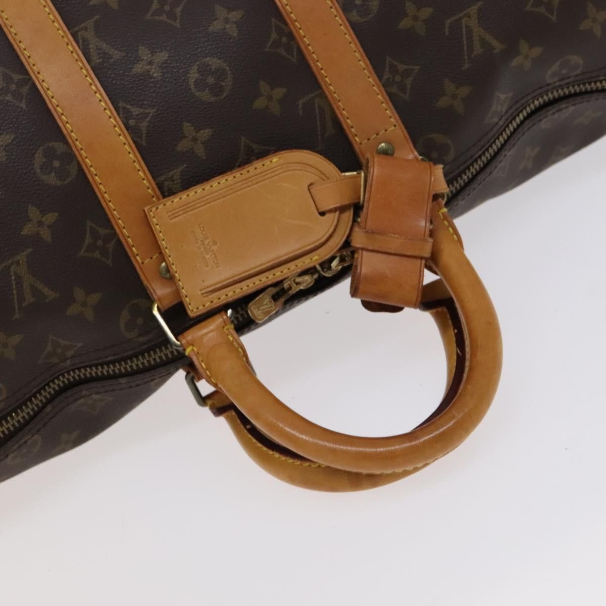 Louis Vuitton Keepall 45 Brown Canvas Travel Bag (Pre-Owned) Size ONE SIZE - 6 Thumbnail