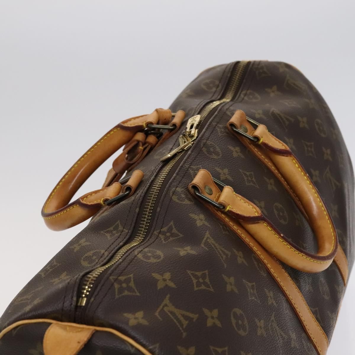 Louis Vuitton Keepall 45 Brown Canvas Travel Bag (Pre-Owned) Size ONE SIZE - 5 Thumbnail