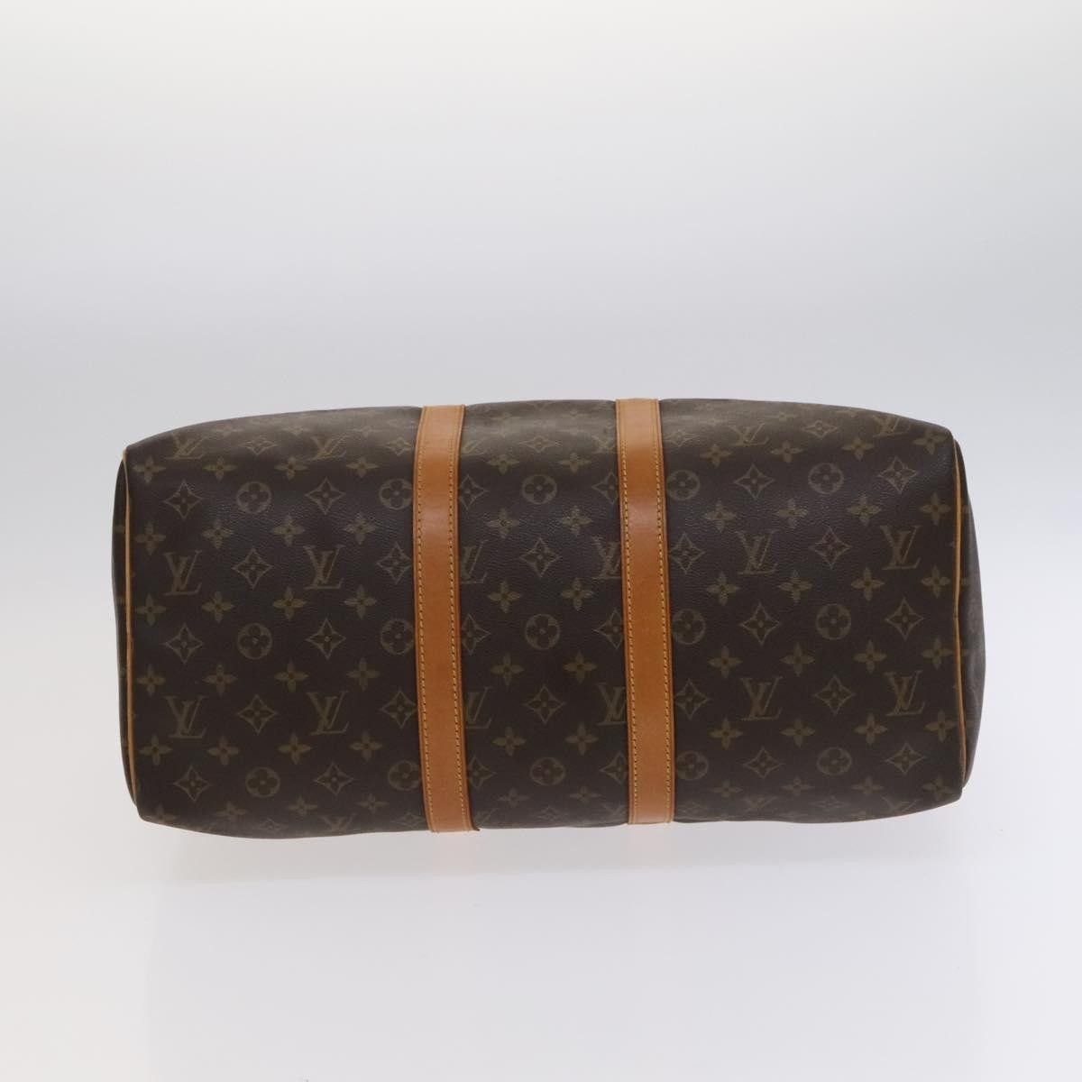 Louis Vuitton Keepall 45 Brown Canvas Travel Bag (Pre-Owned) Size ONE SIZE - 8 Thumbnail