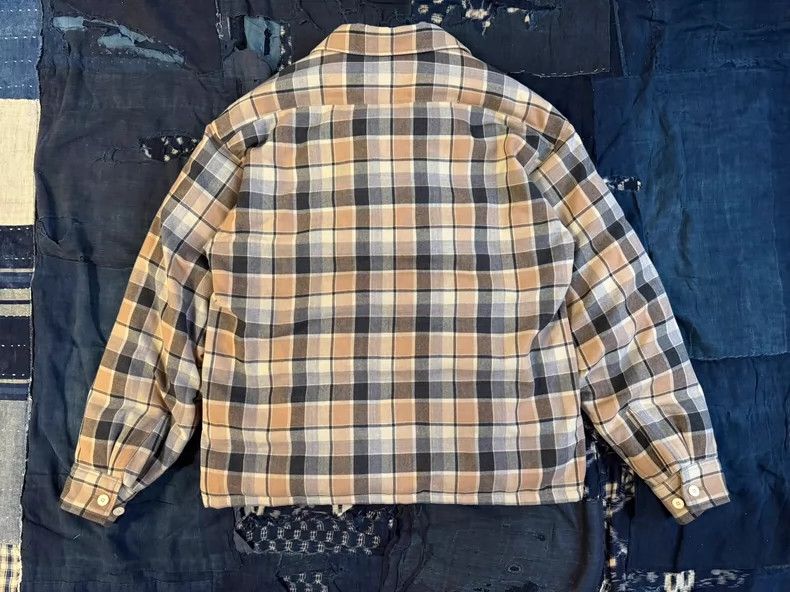 Visvim VISVIM KEESEY CHECK DOWN JACKET Beige Size US M / EU 48-50 / 2 - 3 Thumbnail