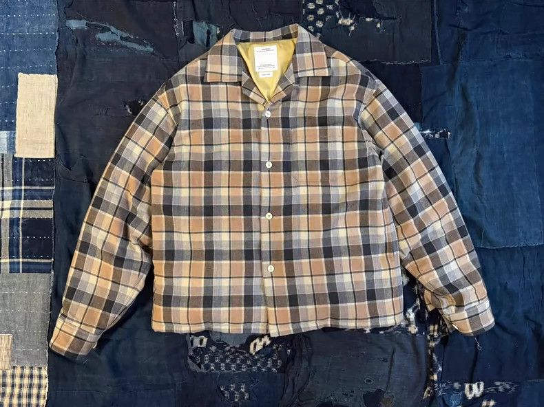 visvim KEESEY CHECK DOWN JKT サイズ1(beige) visvim