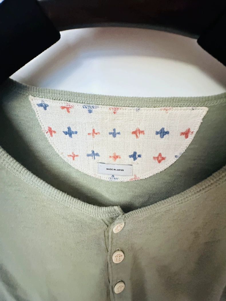 Visvim Visvim Classic Henley Short Sleeve T-Shirt Size US S / EU 44-46 / 1 - 3 Thumbnail