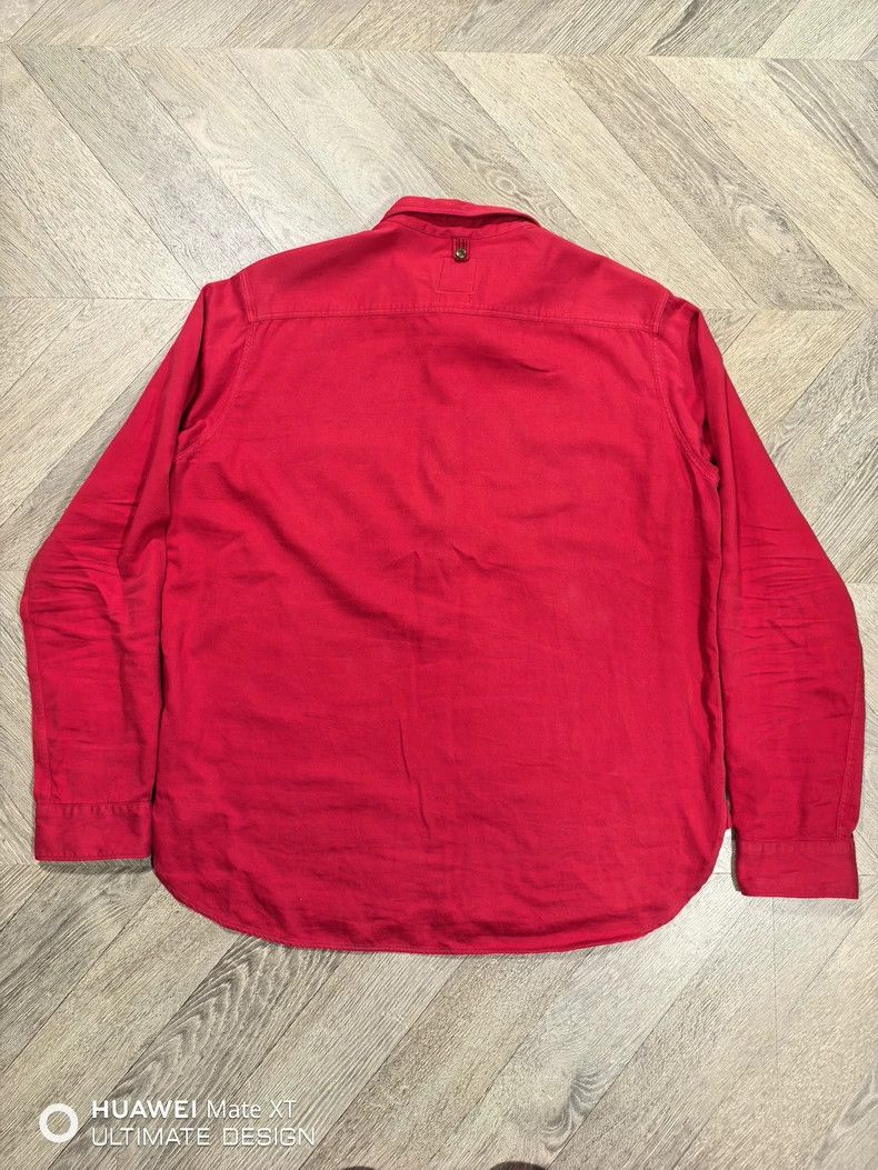 Visvim VISVIM Free Edge Baseball Shirt in Red Size US M / EU 48-50 / 2 - 3 Thumbnail