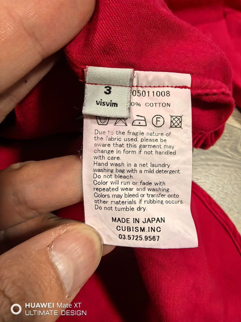 Visvim VISVIM Free Edge Baseball Shirt in Red Size US M / EU 48-50 / 2 - 5 Thumbnail