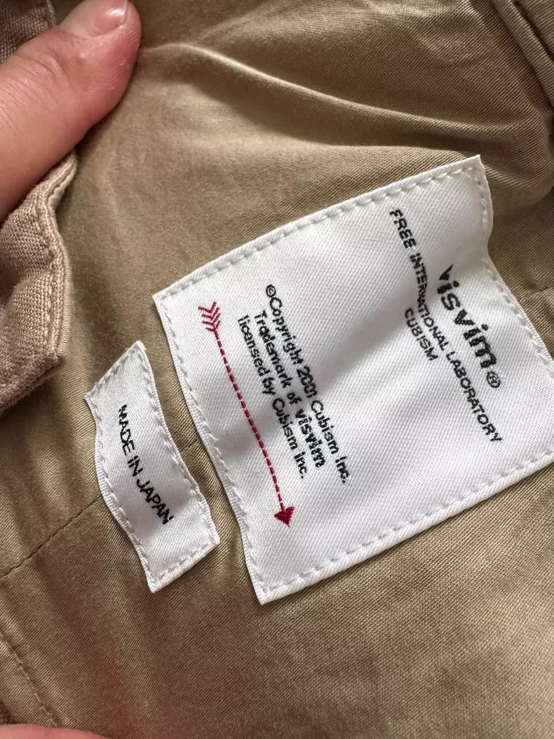 Visvim VISVIM Hakama Pants in Soft Khaki Color Size US 27 - 2 Thumbnail