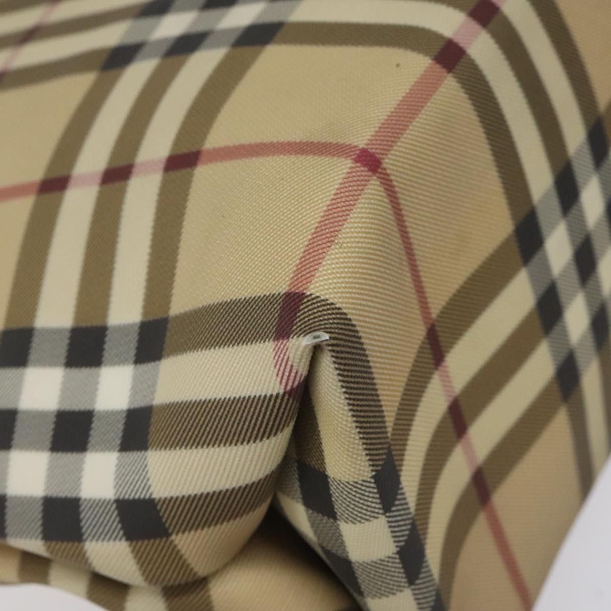 Burberry Nova Check Beige Canvas Handbag (Pre-Owned) Size ONE SIZE - 10 Thumbnail