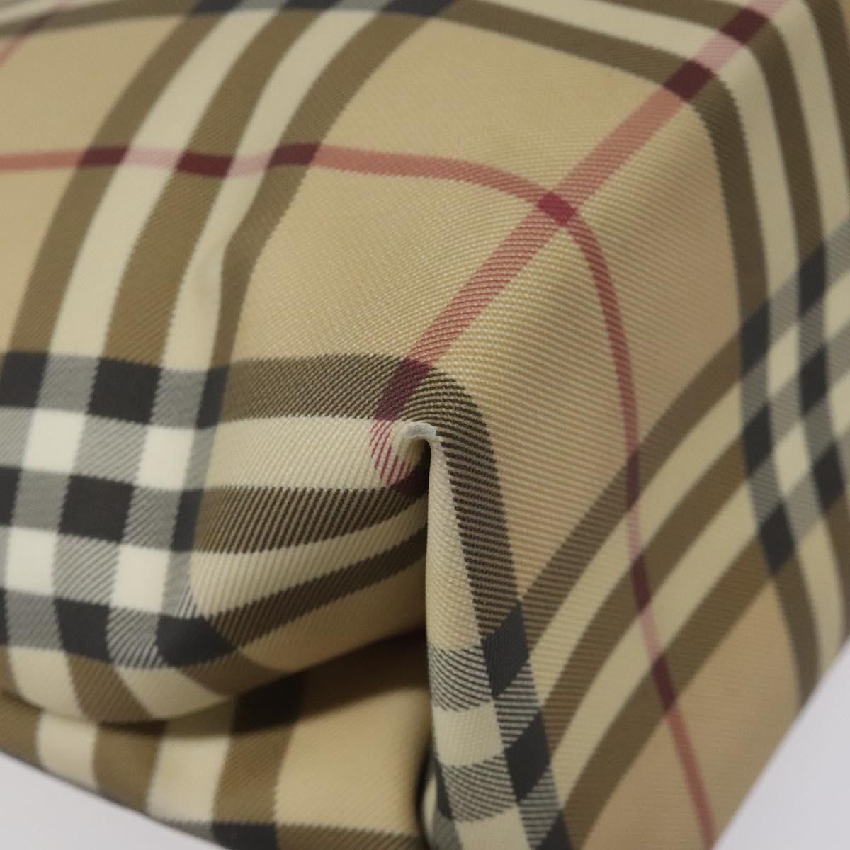 Burberry Nova Check Beige Canvas Handbag (Pre-Owned) Size ONE SIZE - 8 Thumbnail
