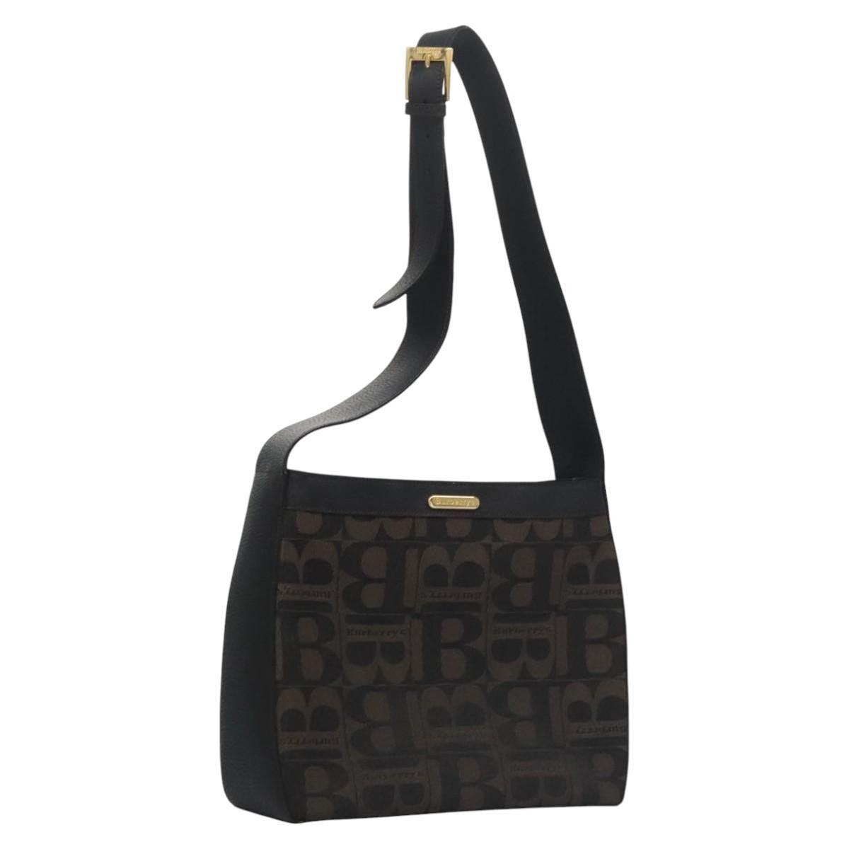 Burberry Brown Canvas Shoulder Bag (Pre-Owned) Size ONE SIZE - 18 Thumbnail