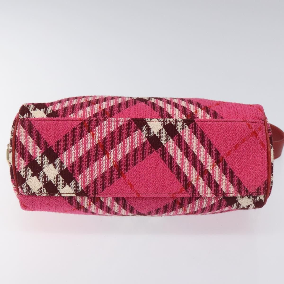 Burberry Nova Check Pink Canvas Handbag (Pre-Owned) Size ONE SIZE - 17 Thumbnail