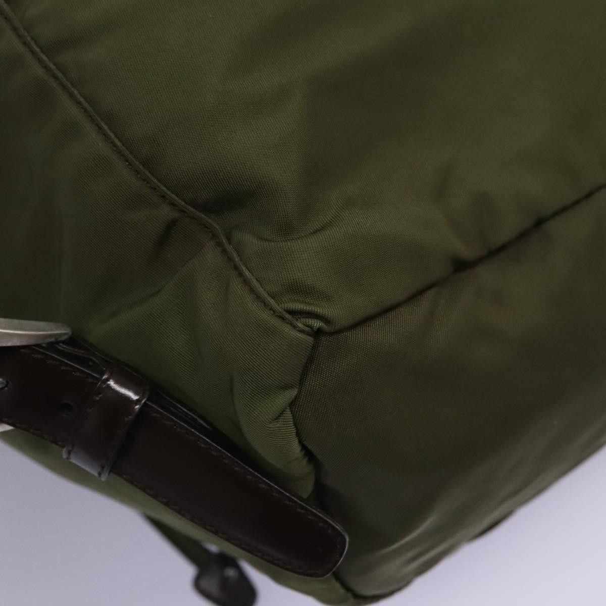 Prada Re-Nylon Khaki Synthetic Backpack Bag (Pre-Owned) Size ONE SIZE - 10 Thumbnail