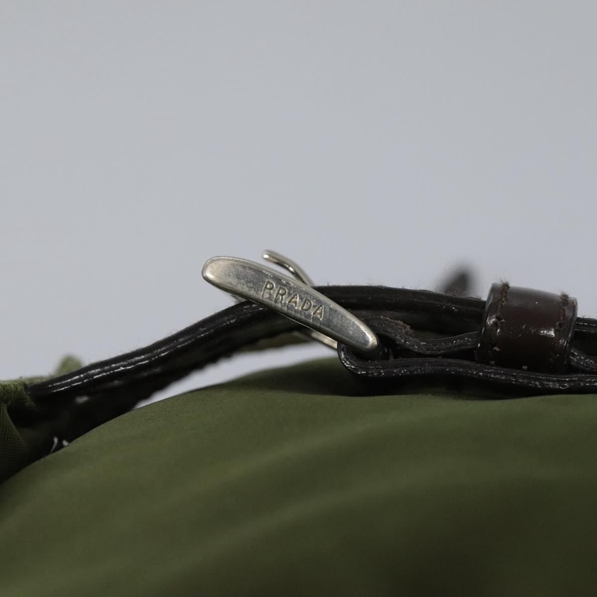 Prada Re-Nylon Khaki Synthetic Backpack Bag (Pre-Owned) Size ONE SIZE - 14 Thumbnail