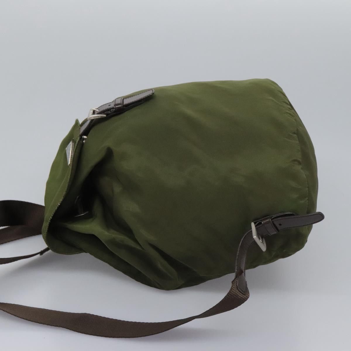 Prada Re-Nylon Khaki Synthetic Backpack Bag (Pre-Owned) Size ONE SIZE - 3 Thumbnail