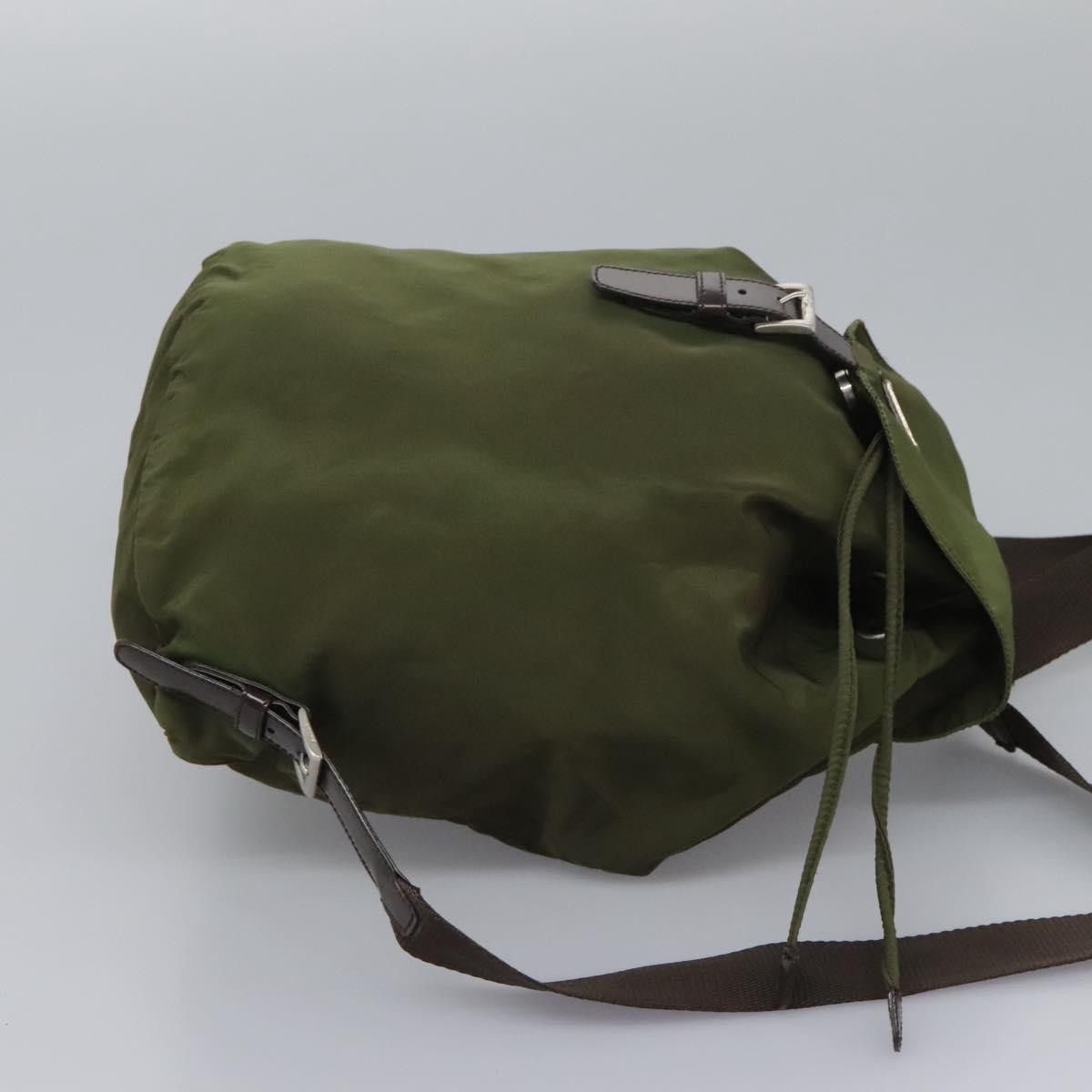 Prada Re-Nylon Khaki Synthetic Backpack Bag (Pre-Owned) Size ONE SIZE - 4 Thumbnail