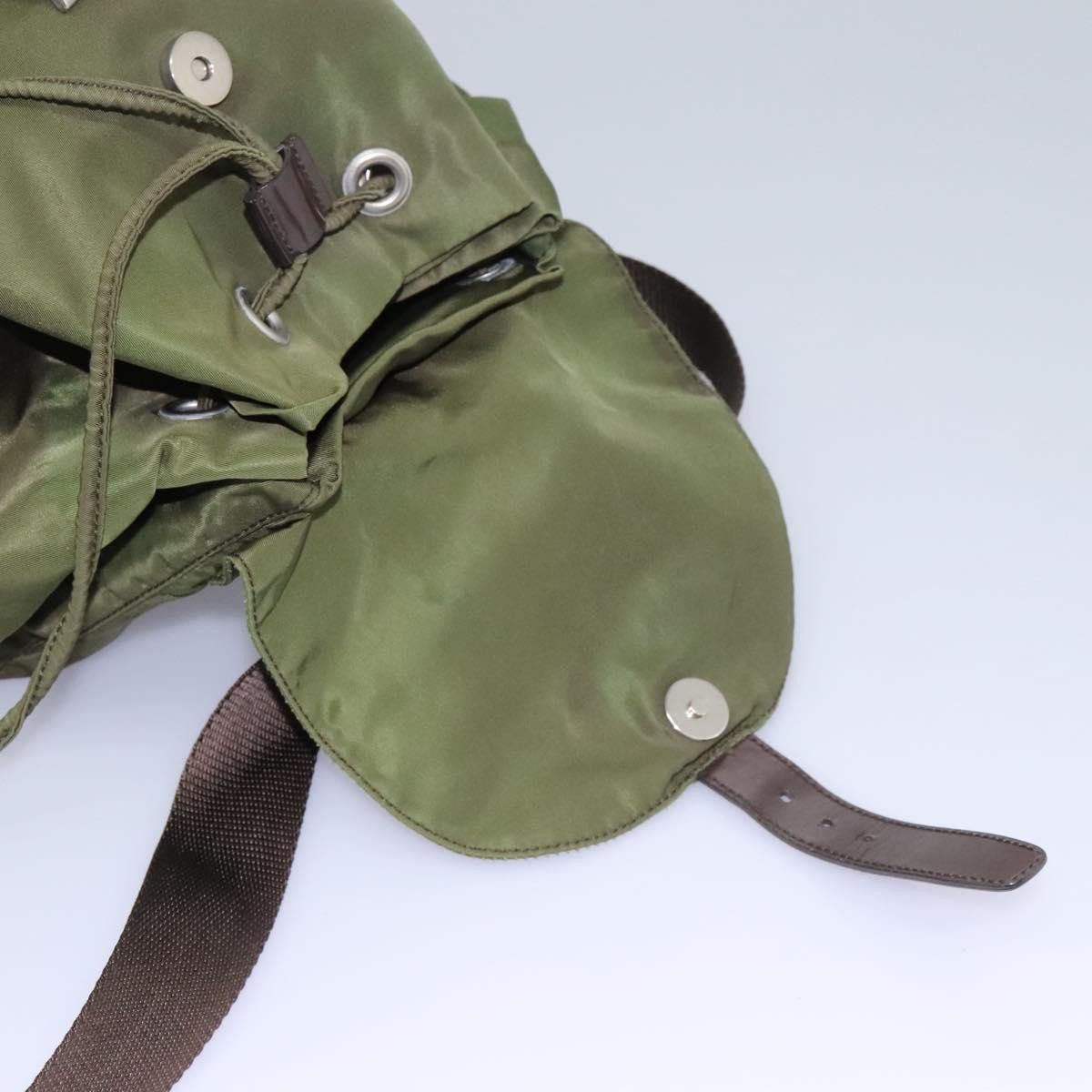 Prada Re-Nylon Khaki Synthetic Backpack Bag (Pre-Owned) Size ONE SIZE - 15 Thumbnail