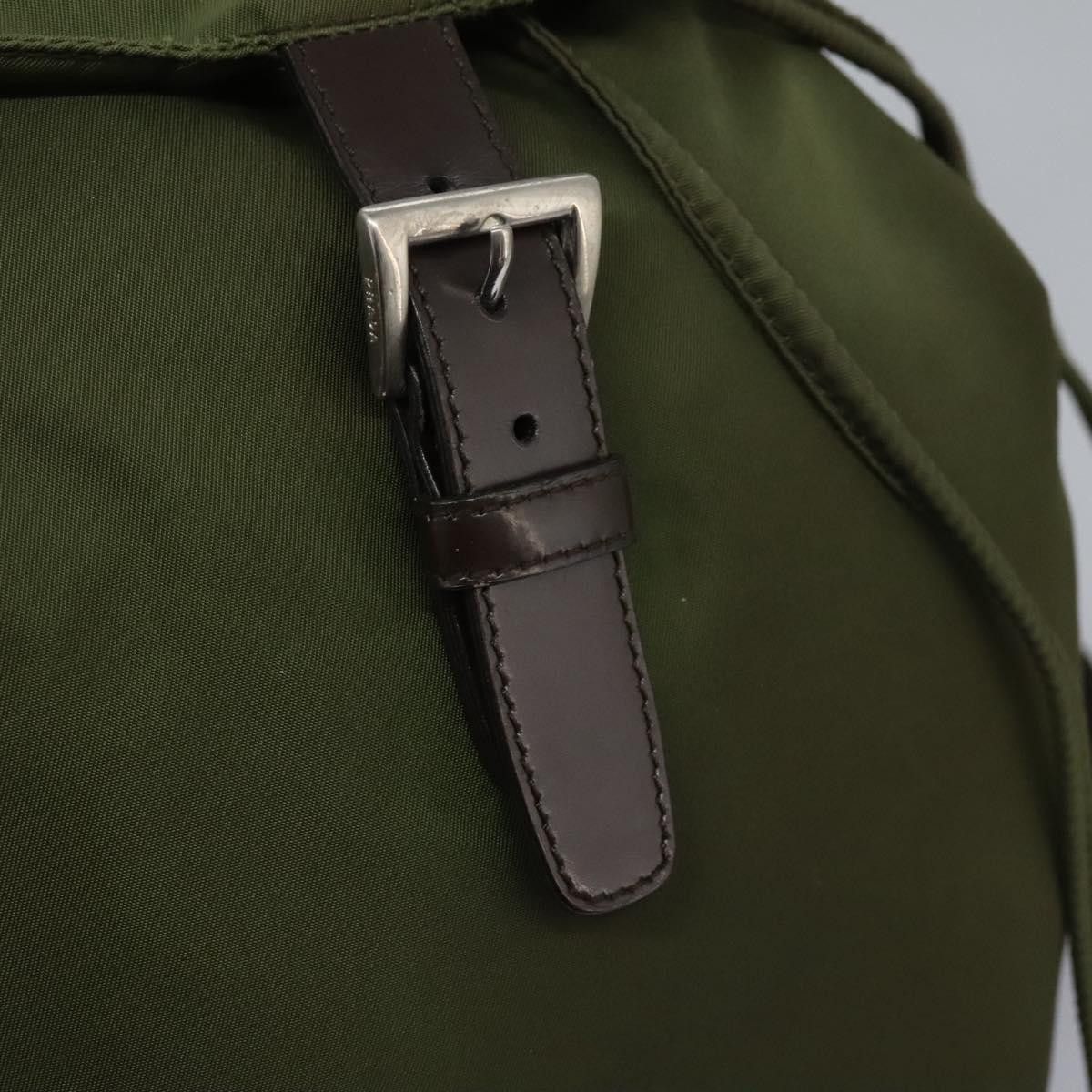 Prada Re-Nylon Khaki Synthetic Backpack Bag (Pre-Owned) Size ONE SIZE - 13 Thumbnail