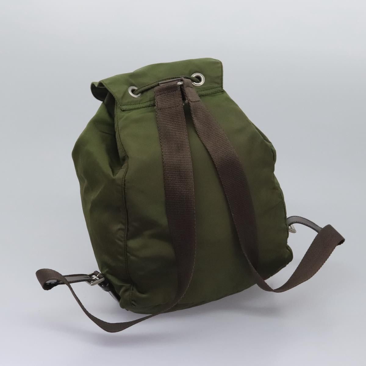 Prada Re-Nylon Khaki Synthetic Backpack Bag (Pre-Owned) Size ONE SIZE - 5 Thumbnail