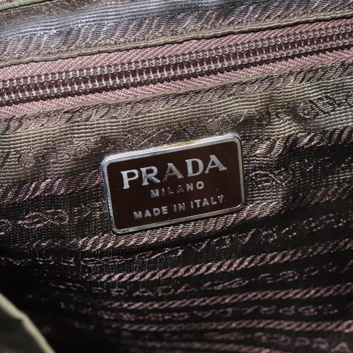 Prada Re-Nylon Khaki Synthetic Backpack Bag (Pre-Owned) Size ONE SIZE - 18 Thumbnail