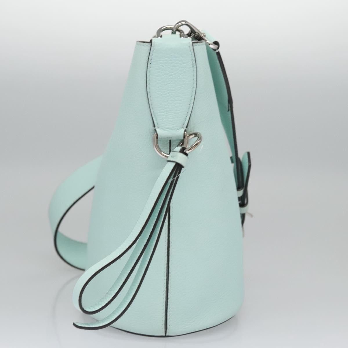 Salvatore Ferragamo Gancini Green Leather Shoulder Bag (Pre-Owned) Size ONE SIZE - 5 Thumbnail