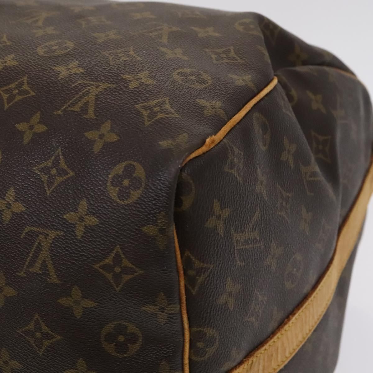 Louis Vuitton Keepall Bandoulière 60 Brown Canvas Travel Bag (Pre-Owned) Size ONE SIZE - 10 Thumbnail