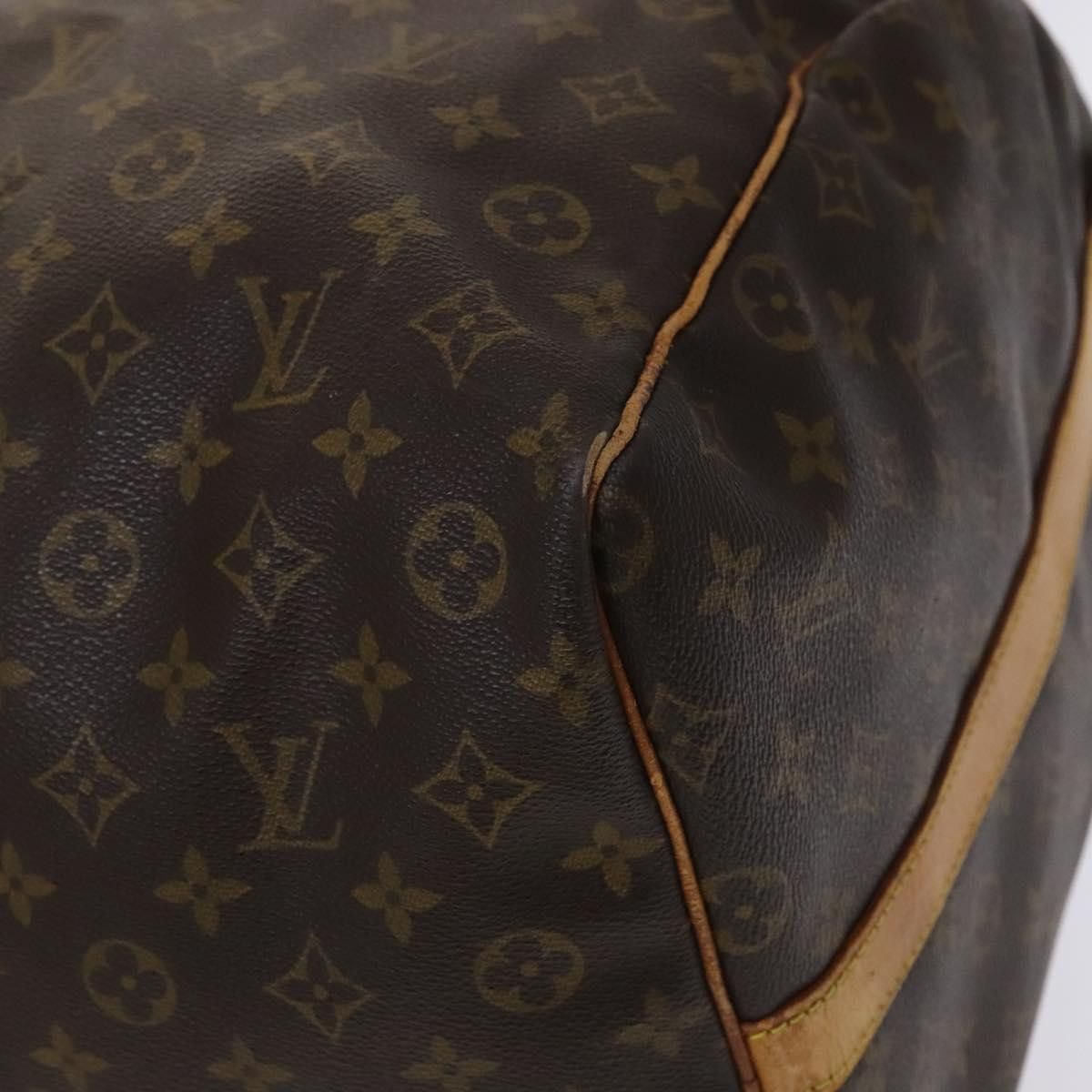 Louis Vuitton Keepall Bandoulière 60 Brown Canvas Travel Bag (Pre-Owned) Size ONE SIZE - 8 Thumbnail