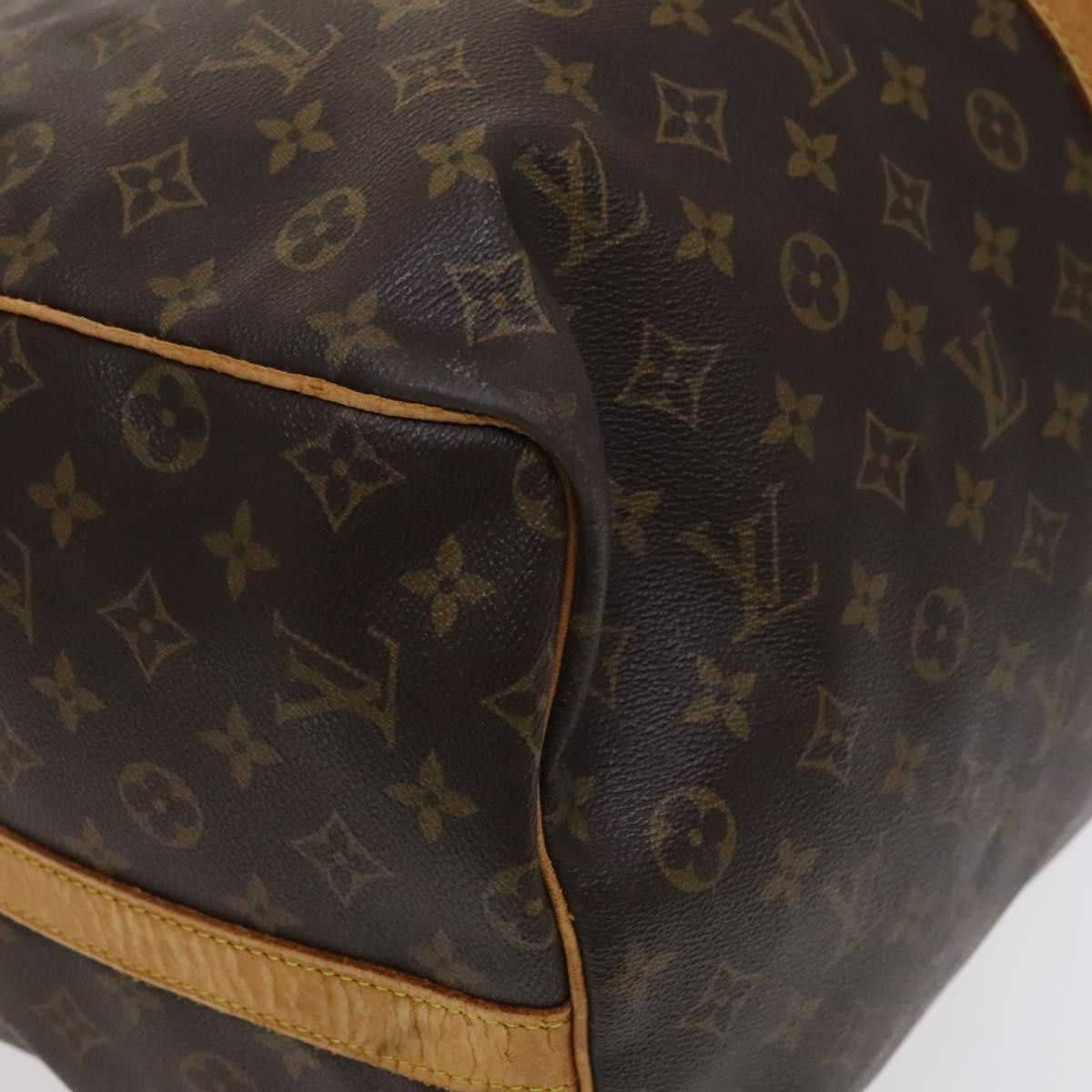 Louis Vuitton Keepall Bandoulière 60 Brown Canvas Travel Bag (Pre-Owned) Size ONE SIZE - 9 Thumbnail
