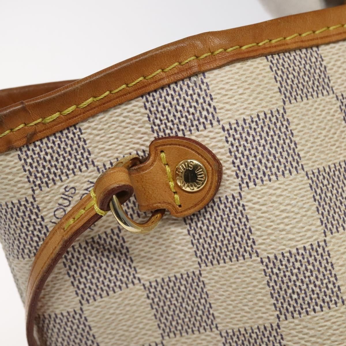 Louis Vuitton Neverfull Pm White Canvas Tote Bag (Pre-Owned) Size ONE SIZE - 11 Thumbnail