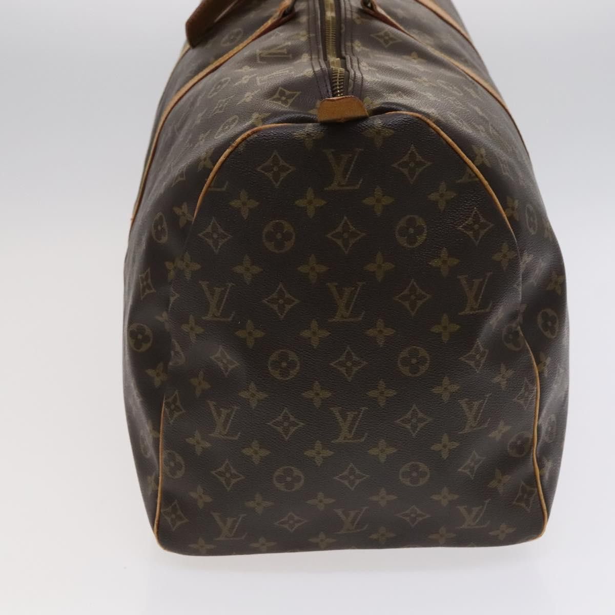 Louis Vuitton Keepall 60 Brown Canvas Travel Bag (Pre-Owned) Size ONE SIZE - 3 Thumbnail